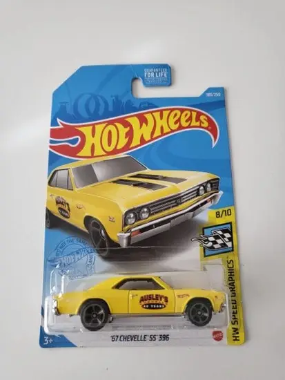 Hot Wheels 2021 HW Speed Graphics 8 of 10 1967 Chevelle SS 396 Yellow