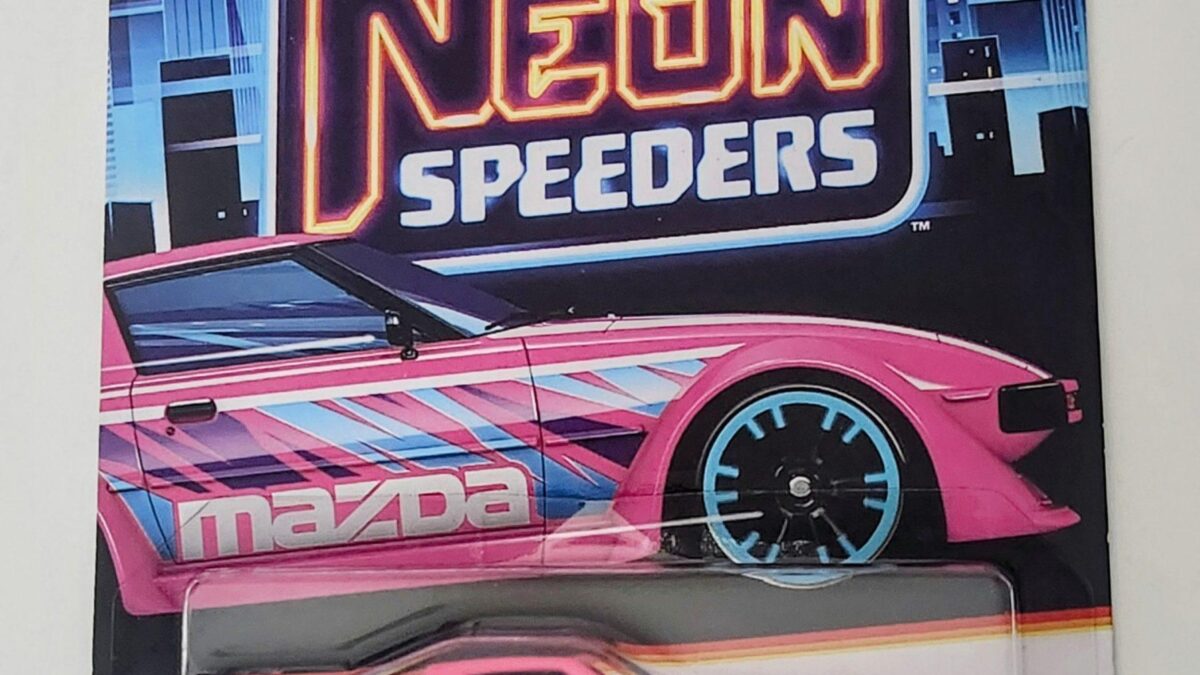 Hot wheels Silver series 2025 Neon Speeders HLH72-956E- Mazda Rx-7