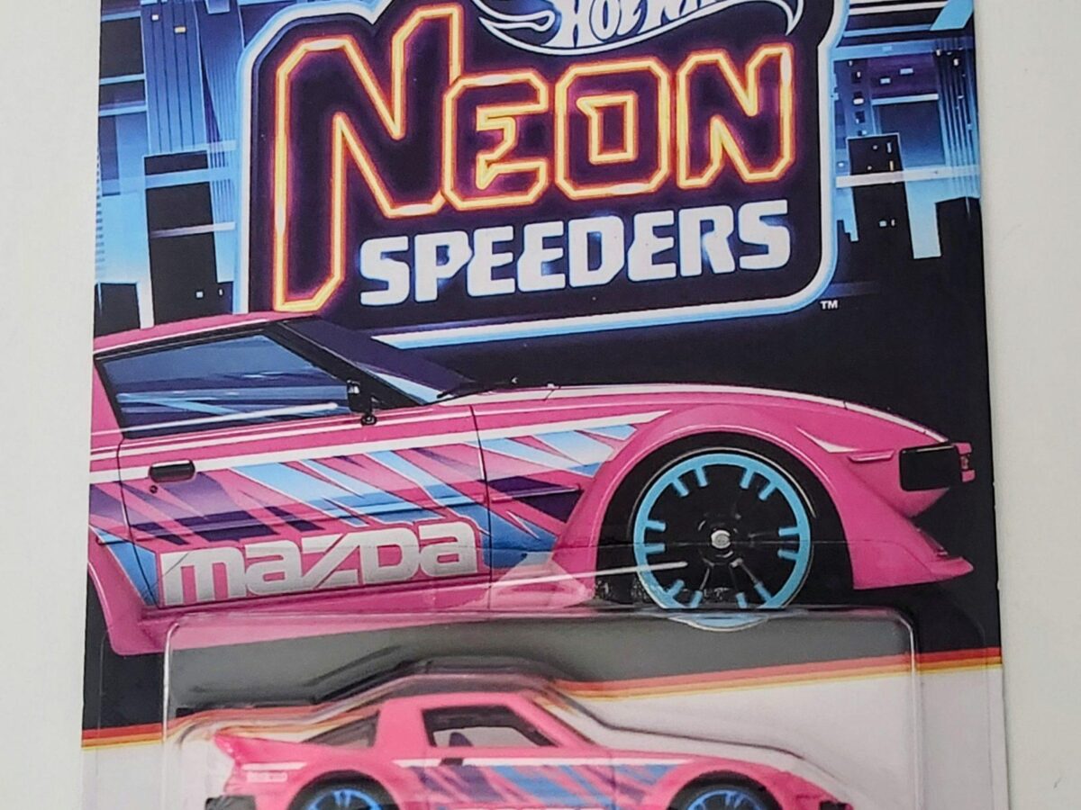 Hot wheels Silver series 2025 Neon Speeders HLH72-956E- Mazda Rx-7