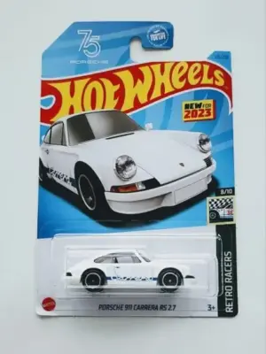 Hot wheels 2023 Retro Racers  8 of 10 Porsche 911 Carerra RS 2.7 white HKG42