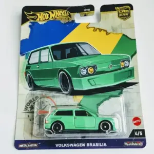 Hot wheels Premium 2024 Car Culture World Tour FPY86-961A - 4 of 5 Volkswagen Brasilia green HRV82