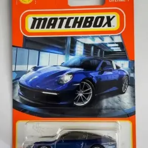Matchbox 2024 60 of 100 – Mbx Showroom Porsche 911 Targa 4 blue HVL00