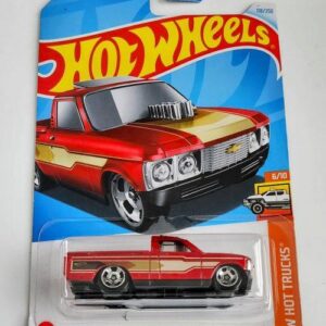 Hot Wheels 2024 HW Hot Trucks 6 of 10 Custom 1972 Chevy Luv Red Kroger HTF72