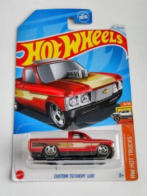 Hot Wheels 2024 HW Hot Trucks 6 of 10 Custom 1972 Chevy Luv Red (Kroger) HTF72
