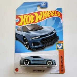 Hot wheels 2023 Muscle Mania 5 of 10 2017 Camaro ZL1 blue Kroger exclusive HKL50
