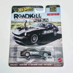 Hot wheels 2024 Pop Culture Entertainment Motortrend Custom 1971 Datsun 240Z Roadkill Rotsun HKC37