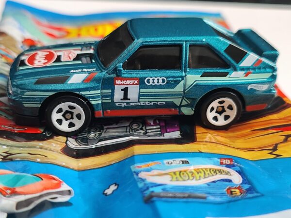 Hot Wheels 2024 Mystery Models Series 3 -1 of 10 - 1984 Audi Quattro  blue (chase) FWG04