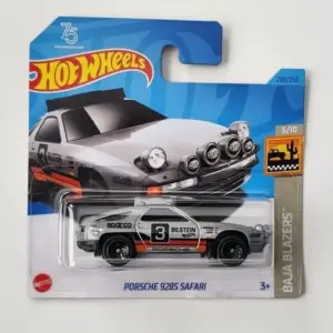 Hot Wheels 2023 Baja Blazers 5 of 10 Porsche 928S Safari Bilstein gray short card HKG46