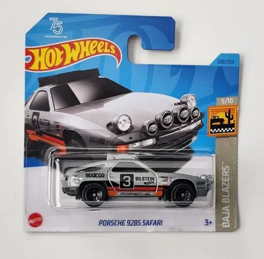 Hot Wheels 2023 Baja Blazers 5 of 10 - Porsche 928S Safari Bilstein gray short card HKG46