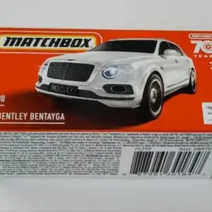 Matchbox 2023 Power Grabs 4 of 100 MBX City Bentley Bentayga white HLF00