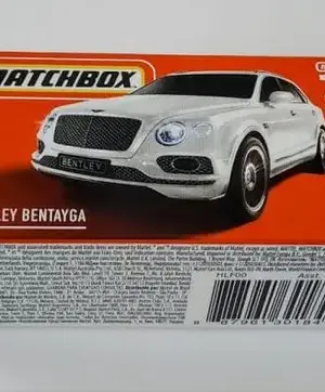 Matchbox 2023 Power Grabs 4 of 100 MBX City Bentley Bentayga white HLF00