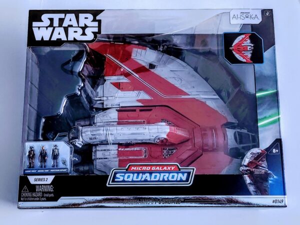 Star Wars Micro Galaxy Squadron Dreadnaught Class - #0149 Ashoka Tanos T-6 Shuttle SWJ0164