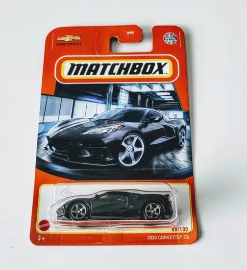 Matchbox 2022 MBX Showroom 20 of 100 - 2020 Corvette C8 Black HFV39