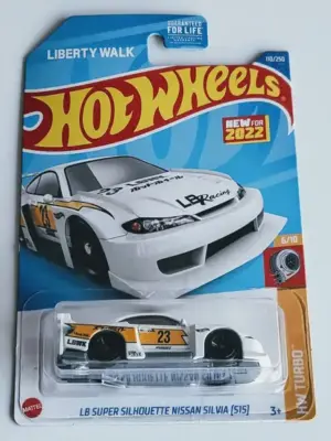 e965eebd-1000007756-scaled-1.webp Hot Wheels 2022 HW Turbo 6 of 10 LB Super Silhouette Nissan Silva (S15) white