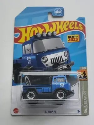 e9f409f1-1000005522-scaled-1.webp Hot wheels 2023 Baja Blazers 6 of 10 - 1957 Jeep FC Blue HKG72