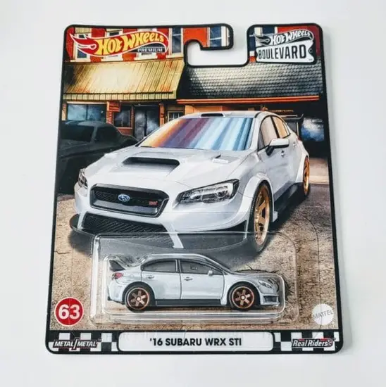 Hot Wheels 2022 Car Culture Boulevard Mix N 63 of 65 2016 Subaru WRX Sti grey HCR07