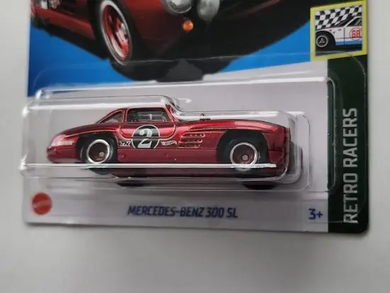 Hot wheels 2023 Retro Racers 3 of 10 Mercedes-Benz 300 SL red Super Treasure Hunt HKL09