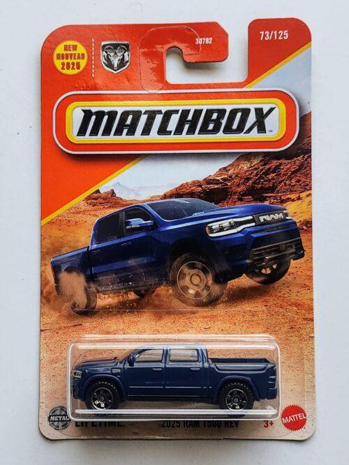 Matchbox 2025 - 2025 Ram 1500 REV blue JBN42