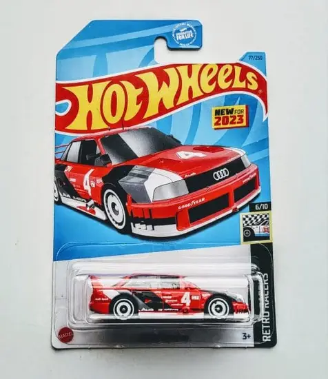 Hot wheels 2023 Retro Racers 6 of 10 Audi 90 Quattro (IMSO GTO) red HKG35