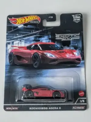 Hot Wheels 2022 Car Culture Exotic Envy series 3 of 5 Koenigsegg Agera R HCJ90