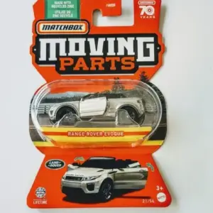 Matchbox 2023 Moving Parts 21 of 54 Range Rover Evoque grey HLG06