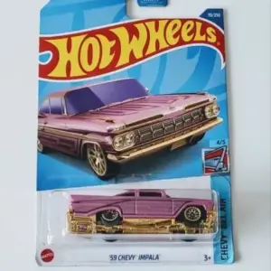 Hot Wheels 2022 Chevy Bel Air Series 4 of 5 1959 Chevy Impala pink