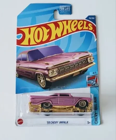 Hot Wheels 2022 Chevy Bel Air Series 4 of 5 1959 Chevy Impala Pink
