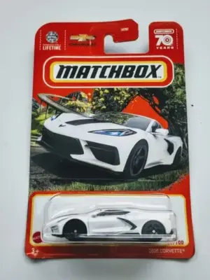 Matchbox 2023 - 31 of 100 MBX Highway - 2020 Corvette white HKX04