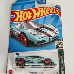 Hot Wheels 2022 Retro Racers 3 of 10 Mclaren F1 GT-R Teal Blue HCW37