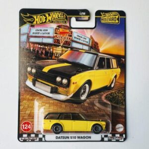 Hot wheels 2025 Boulevard 958B - Datsun 510 Wagon yellow JBL21