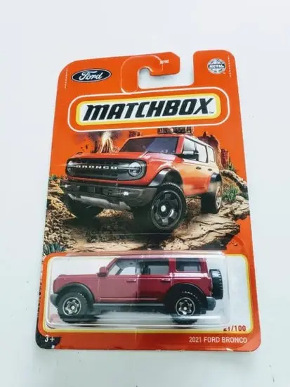 Matchbox 2021 Off-Road 21 of 100 2021 Ford Bronco red GVX25