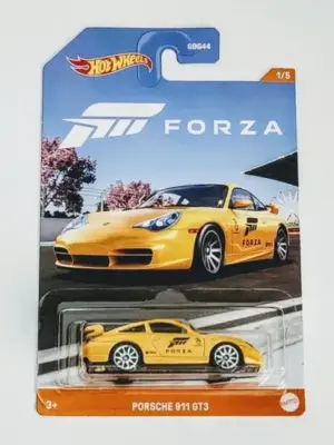 Hot Wheels 2023 Forza series 1 of 5  Porsche 911 GT3 yellow HLK28