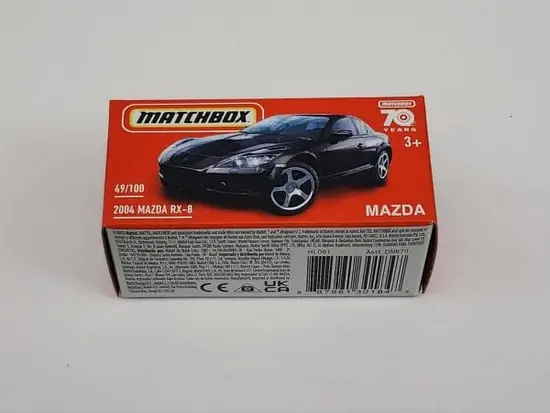 Matchbox 2023 Power Grabs 50 of 100 MBX Showroom Mazda Rx-8 black HLD61