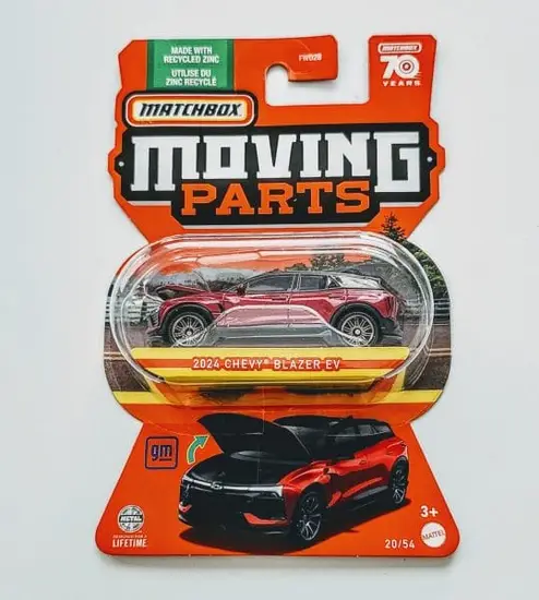 Matchbox 2023 Moving Parts 20 of 54 2024 Chevy Blazer EV red HLG05