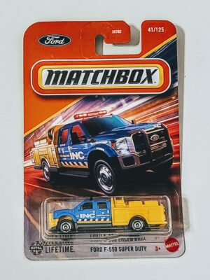 Matchbox 2025 - Ford F-550 Super Duty blue (INC Construction) JBP51