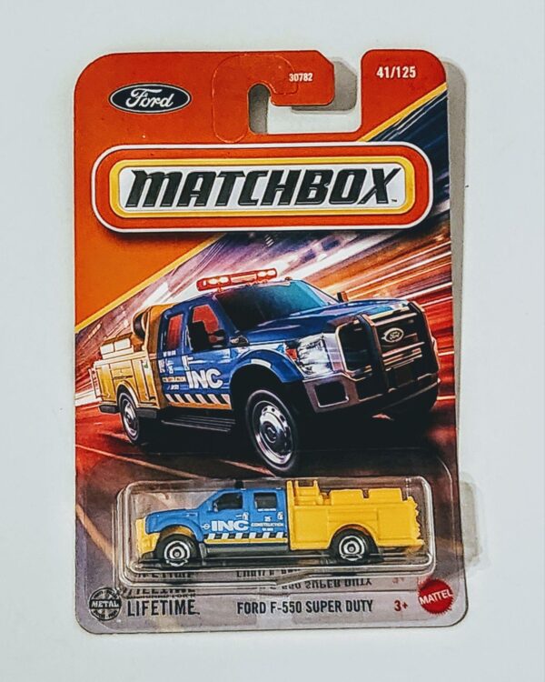 Matchbox 2025 - Ford F-550 Super Duty blue (INC Construction) JBP51