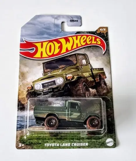 Hot Wheels 2022 Off-Road Mud Runners 4 of 5 Toyota Land Cruiser Green HDH10