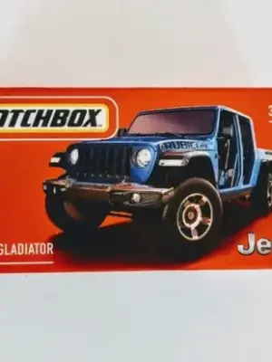 Matchbox 2021 Power Grabs MBX Mountain 36 of 100 2020 Jeep Gladiator Blue GVP02