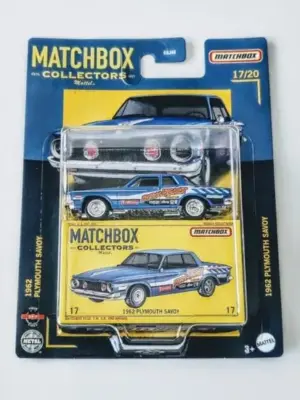 Matchbox 2022 Collector Series 17 of 20 1962 Plymouth Savoy blue HFL96
