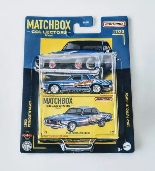 Matchbox 2022 Collector Series 17 of 20 1962 Plymouth Savoy blue HFL96