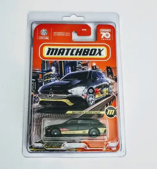 Matchbox 2023 Super Chase - 2020  Mercedes-Benz CLA Shooting Brake black - HKX29 (w/protector)