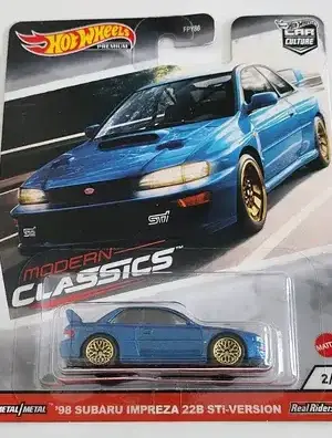 Hot Wheels 2020 Car Culture Modern Classics 1998 Subaru Impreza 22B STI-Version GJP96