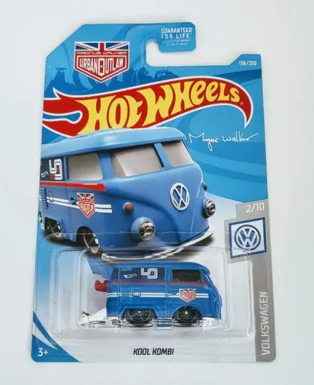 Hot Wheels 2019 Volkswagen Series 2 of 10 Kool Kombi Magnus Walker (blue) FYD56