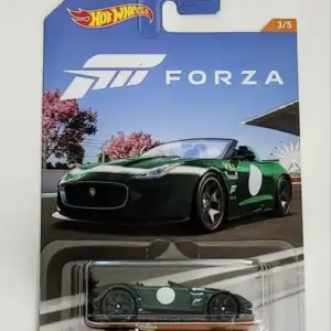 Hot Wheels 2023 Forza Series 3 of 5 2015 Jaguar F-Type Project 7 green HLK27