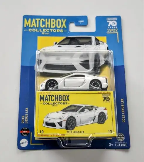 Matchbox 2023 Collector Series 19 of 22 - 2012 Lexus LFA white HLJ72