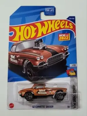Hot Wheels 2022 HW Dragstrip 7 of 10 - 1962 Corvette Gasser Orange