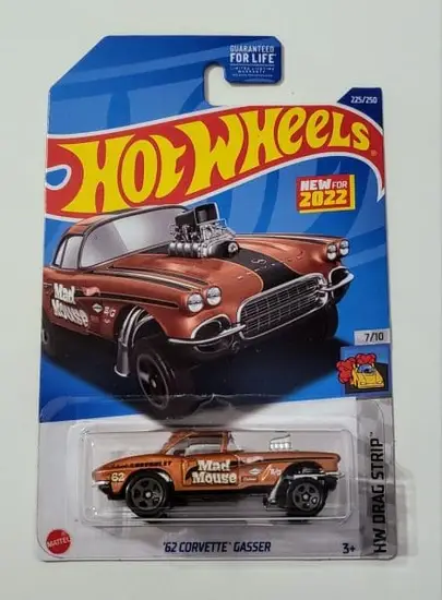 Hot Wheels 2022 HW Dragstrip 7 of 10 - 1962 Corvette Gasser Orange