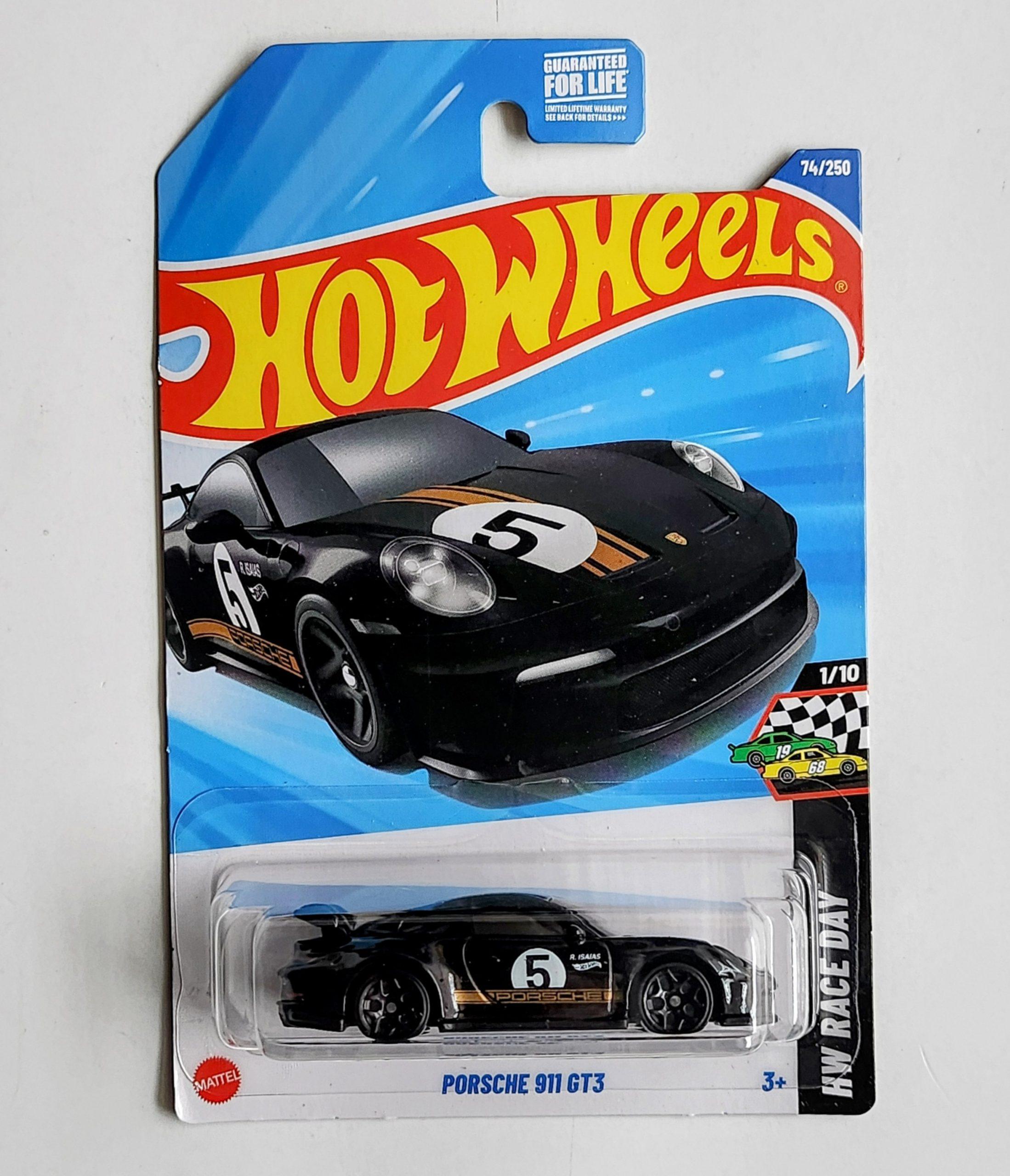 Hot wheels 2025 HW Race Day 911 Porsche GT3 black HYX17