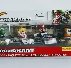 Hot wheels 2023 Mario Kart 4 pack - Orange Shy Guy First appearance GWB38