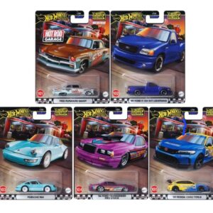 Hot wheels 2024 Boulevard GJT68-956W  Complete set of 5 (101-105)